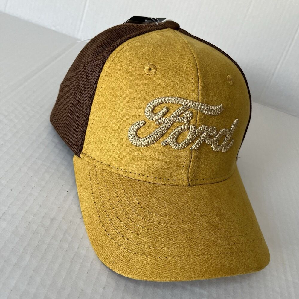 Ford Officially Licensed Trucker Hat 3D Rope Embroidered Adjustable SnapBack Mes